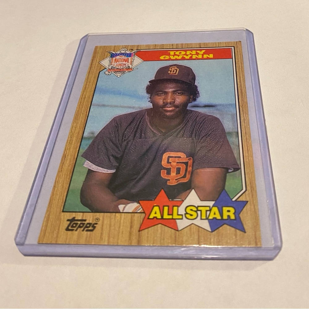 Tony Gwynn 1987 Topps All Star Baseball Card #599 Vintage collectible